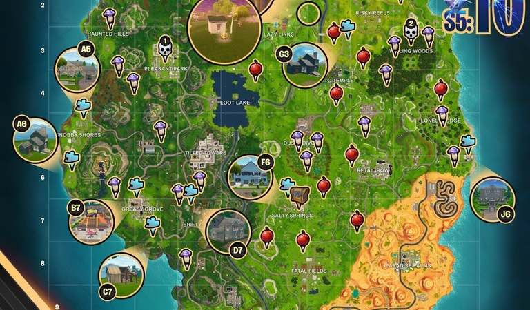 Fortnite Season 5 Week 10 Challenges Fortnite Season 5 Week 10 Challenges