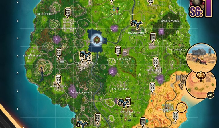 Fortnite Season 6, Week 1 Challenges Cheat Sheet Fortnite Season 6, Week 1 Challenges Cheat Sheet