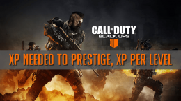 Black Ops 4 XP to Prestige