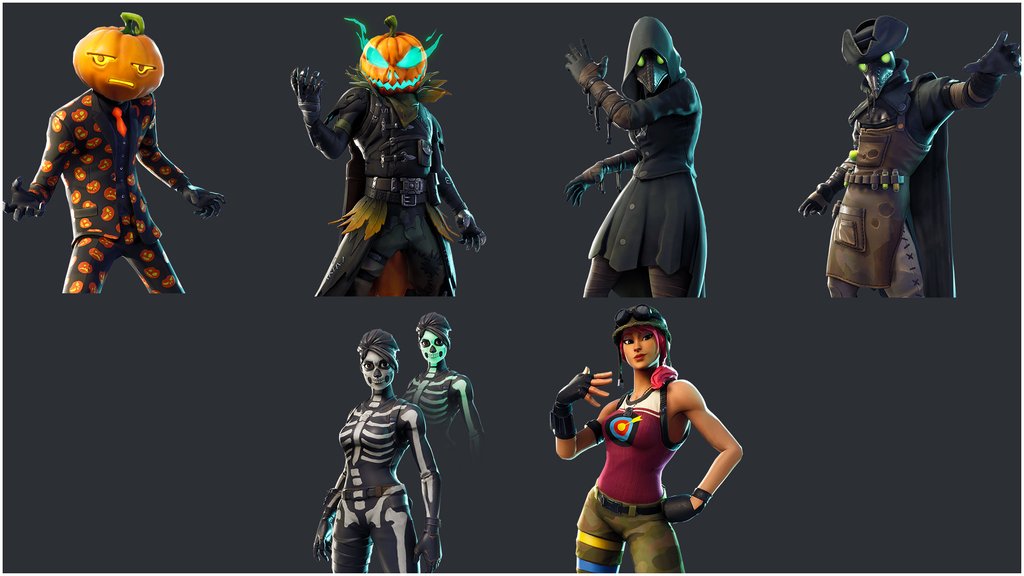 Fortnite Season 6 Halloween Skins, PickAxes, Emotes Leaked - 1024 x 576 jpeg 74kB