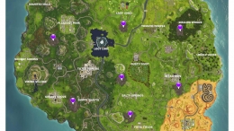 Fortnite Season 6 Corrupted Areas Map