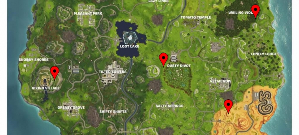 Fortnite Season 6 Week 4 Shooting Gallery Locations Fortnite Season 6 Week 4 Shooting Gallery Locations