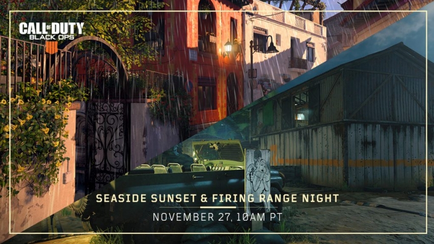 Black Ops 4 Sunset Seaside and Night Time Firing Range
