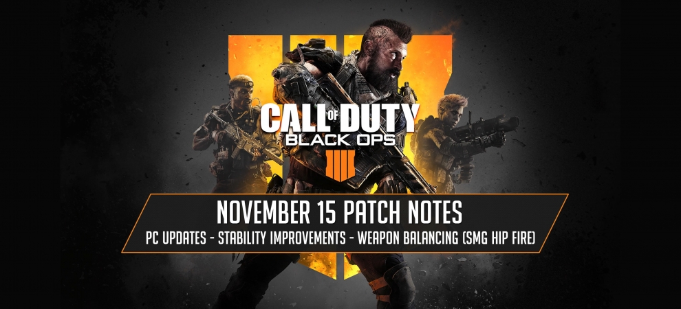 November 15, 2018 Patch Notes November 15, 2018 Patch Notes