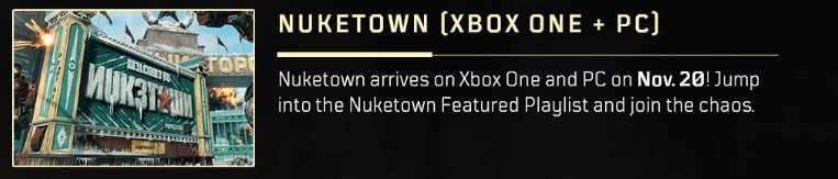 Nuketown PC Date Announcement