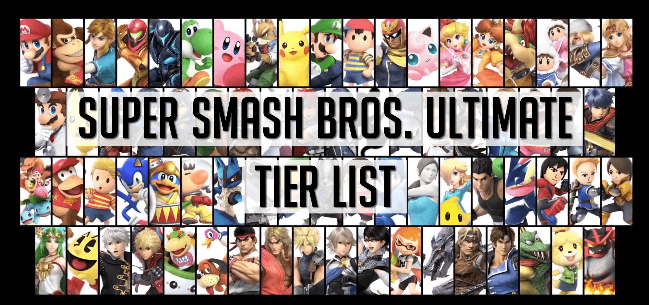 Super Smash Bros Ultimate Tiers by Pro Players GameGuideHQ