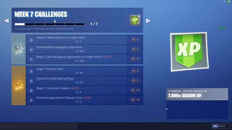 Fortnite Season 6 Week 7 Cheat Sheet, Complete Challenge Guide