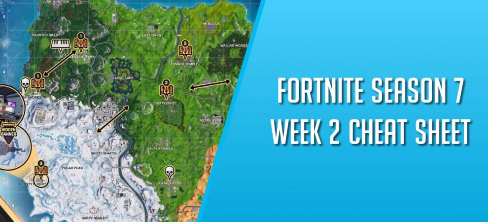 Fortnite Season 7 Week 2 Cheat Sheet Cover Fortnite Season 7 Week 2 Cheat Sheet Cover