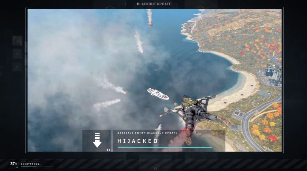 Hijacked Blackout Screenshot from Operation Absolute