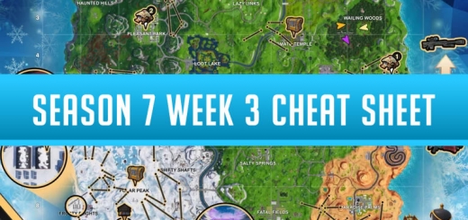 fortnite season 7 week 3 cheat sheet all week 3 challenges - fortnite halloween cheat sheet