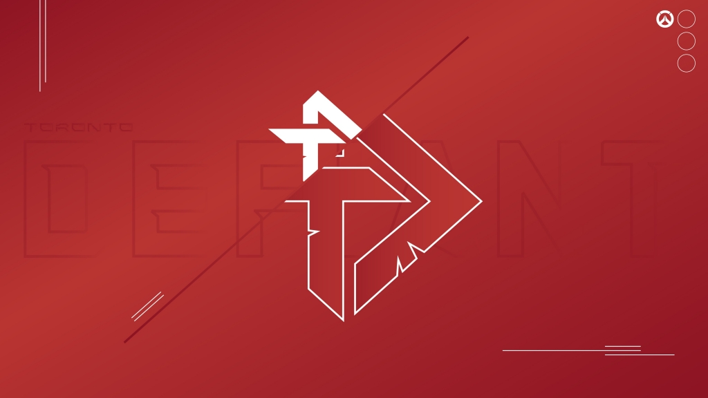 Toronto Defiant Wallpaper Red