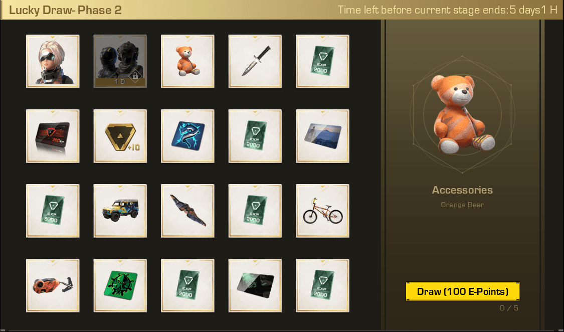 Lucky Draw - Phase 2 Ring of Elysium