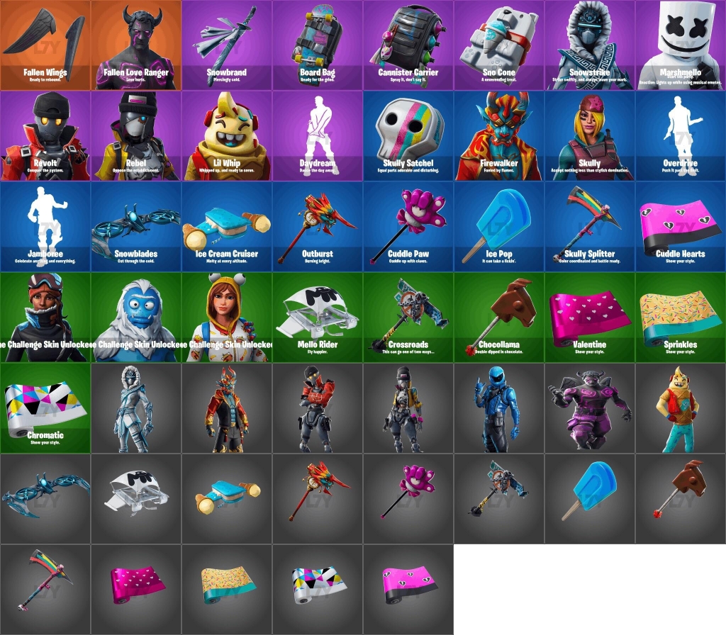 Fortnite Leaked Cosmetics from Patch v7.4 (February 14 Leaks) GameGuideHQ