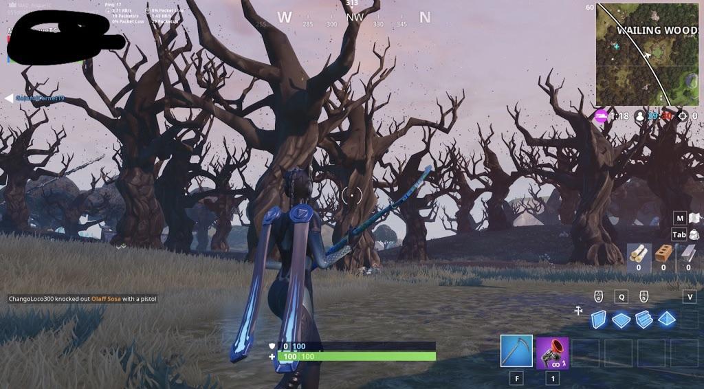 fortnite wailing woods dead trees - fortnite season 8 teaser 1 and 2