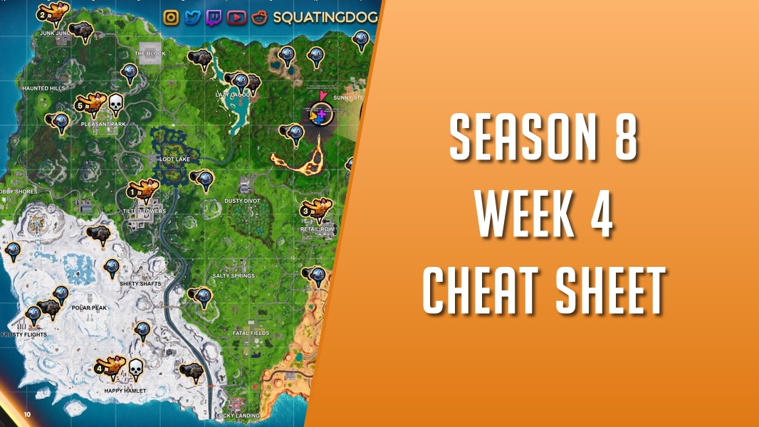  - fortnite season 8 cheat sheet week 3