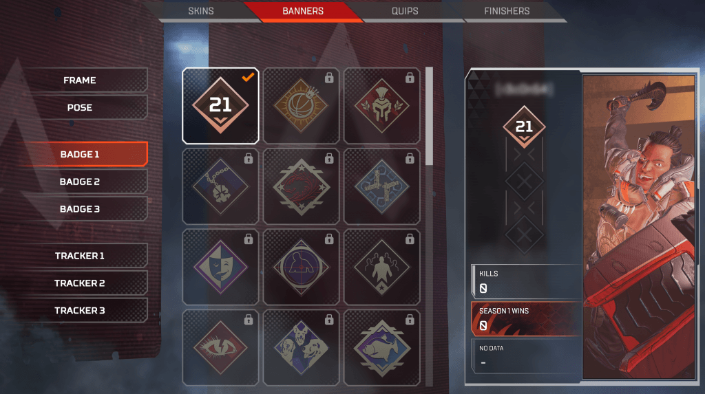 Apex Legends April 3 - Customize Legends UI Improvement