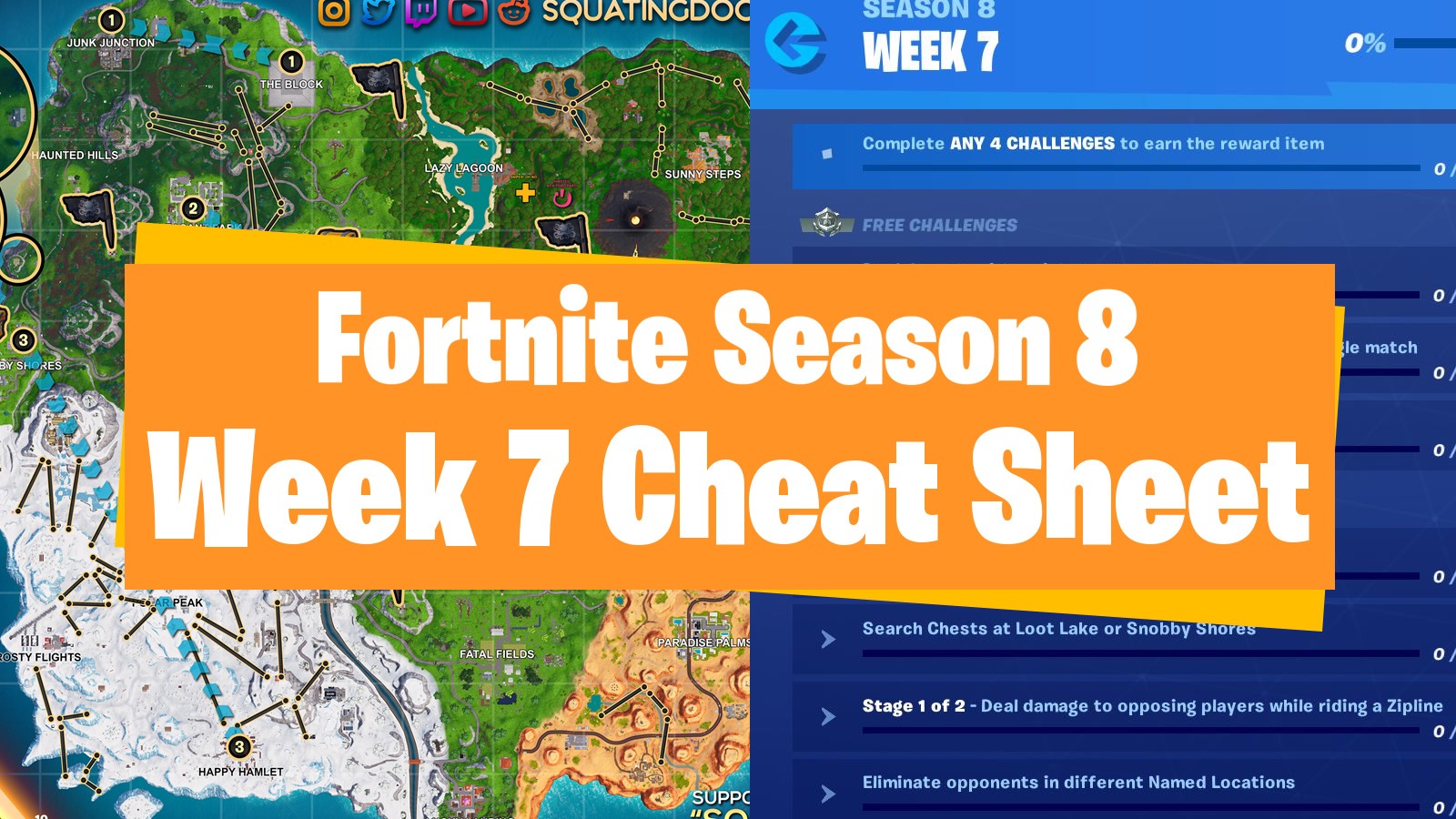  - fortnite cheat sheet week 7 season 7