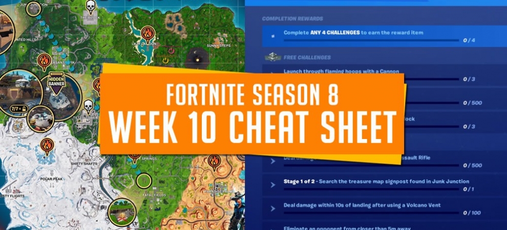 Fortnite Season 8 Week 10 Cover Fortnite Season 8 Week 10 Cover