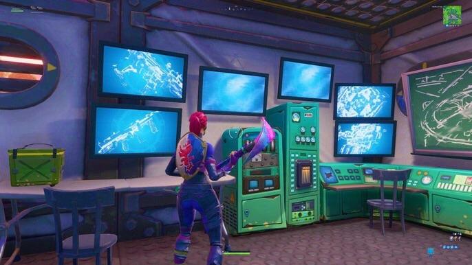 Tactical SMG on Loot Lake Bunker TVs