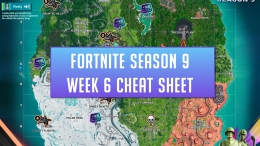 Fortnite Week 6 Season 9 Cheat Sheet