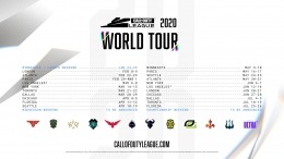 Call of Duty League World Tour Schedule