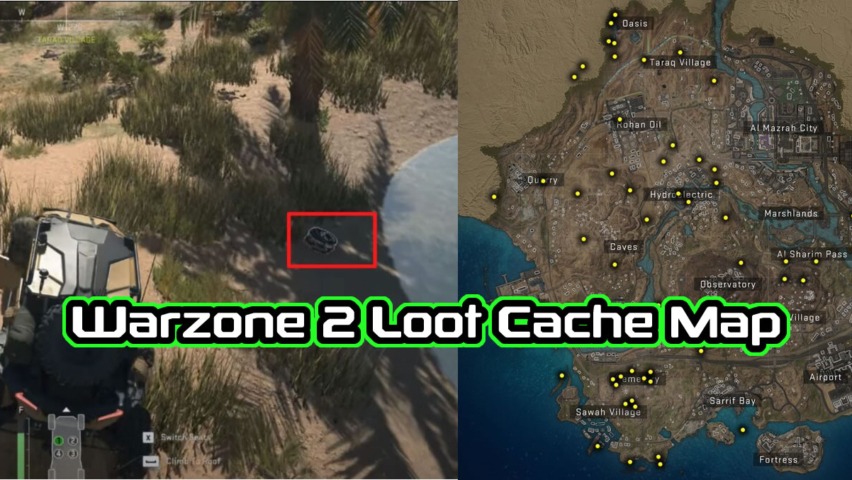 Warzone 2 Loot Cache Map Header Image