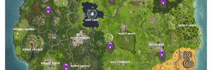 Fortnite Season 6 Corrupted Areas Map